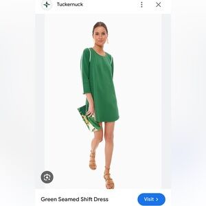 Retro Green Dress
